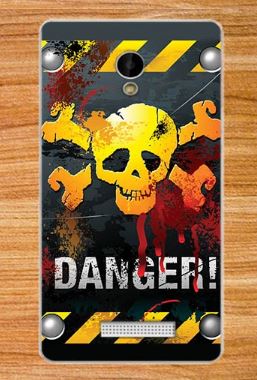 Чехол для Prestigio Muze C3 3504 DUO "Danger" (силикон)-0